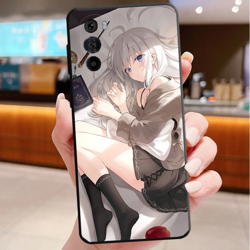 

Phone Case For Motorola Edge 50 40 Pro 60 50 40 30 Ultra Neo Fusion Moto G Play G Stylus G Power G Witch Journey Of Elaina Anime