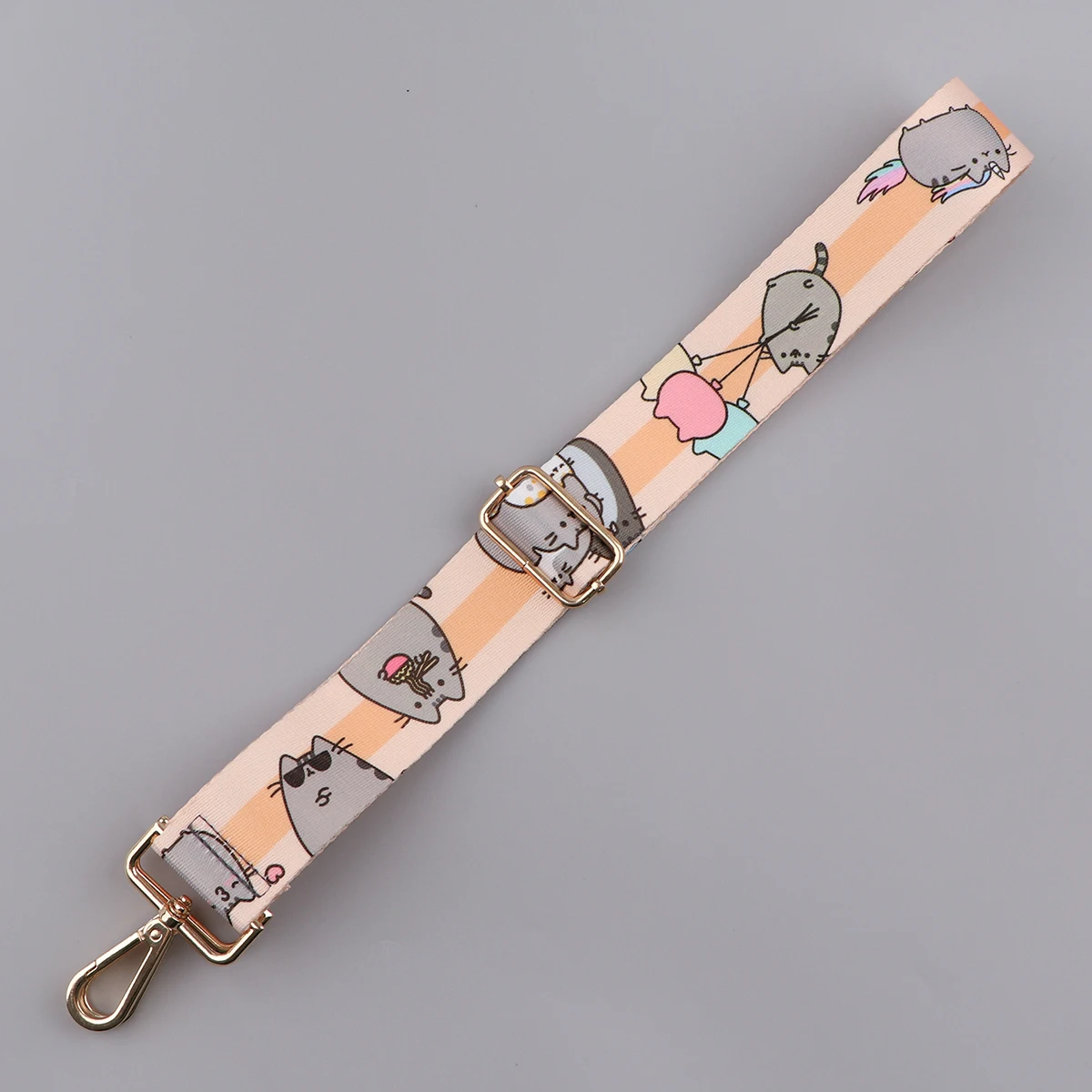 Kawaii Cat Shoulder Bag Strap Adjustable Women Handbag Replacement Strap Wide Purse Strap Chain Bag Strap