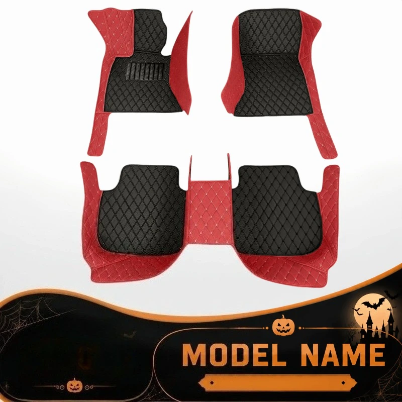 For byd sealion 6 2024 Precision-Fit 3D Full Coverage Diamond Faux Pu Faux pu leather Car Floor Mats, Anti-Slip
