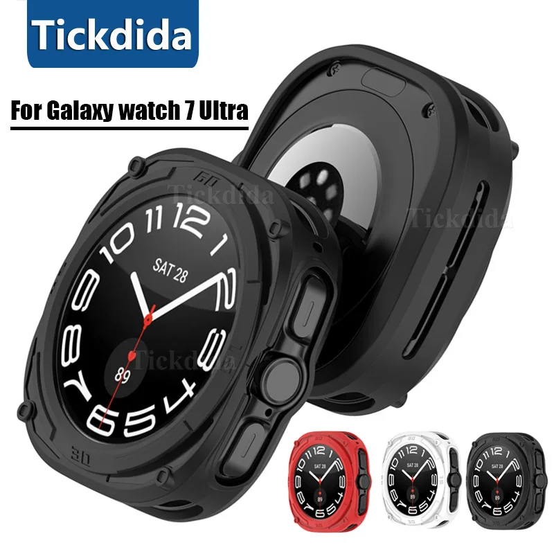 Silikons chutz hülle für Samsung Galaxy Watch 7 Ultra Smart Watch Soft Protector Cover Shell für Uhr Ultra47mm Zubehör