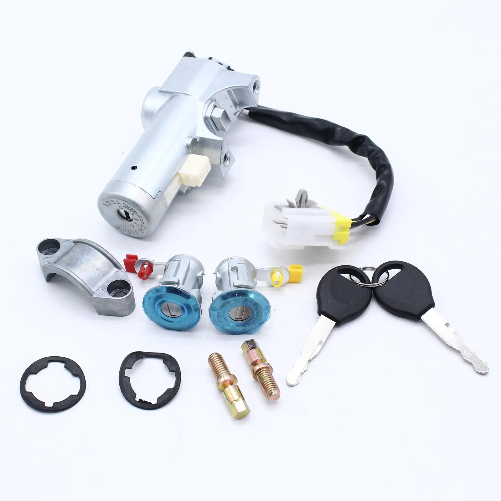 

Durable Ignition Lock Cylinder Metal Switch Kit for D22 1997 to 2006 Replacement Compatible Car Parts