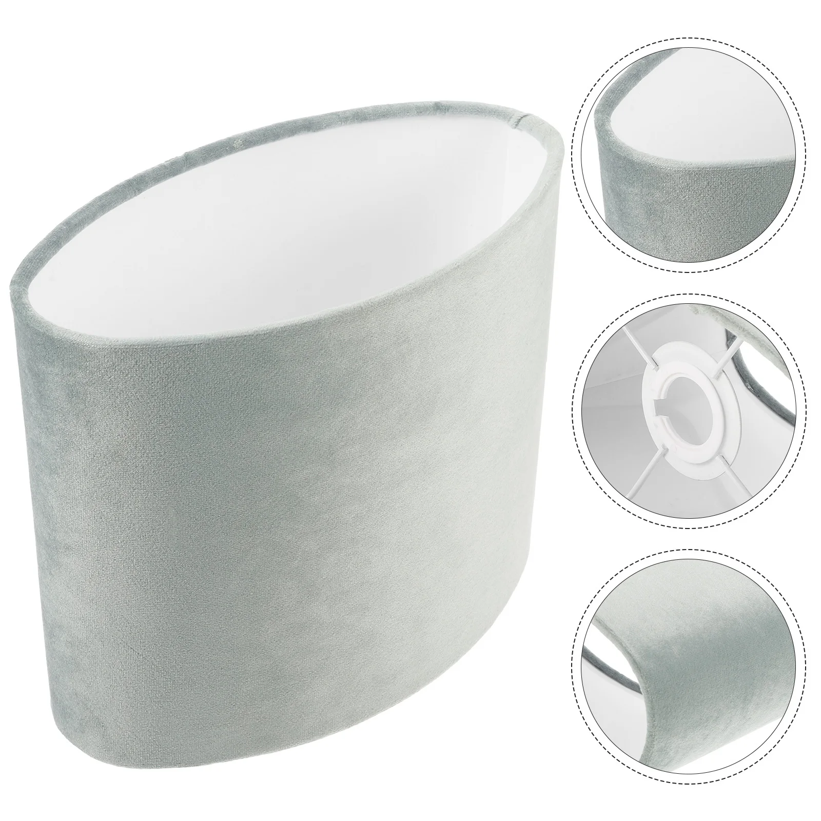 

Тканевый абажур для настольной лампы, современный простой дизайн, мягкий диффузор света для спальни, гостиной, декор, сменный абажур, маленькая ткань