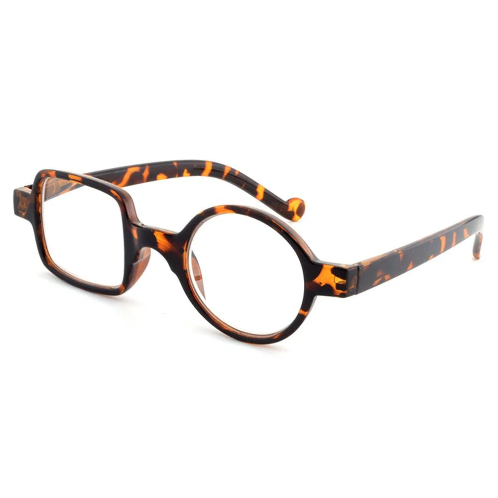 Retro Spring Hinge Irregular Round Square Frame Reading Glasses High-definition Presbyopic Eyewear Fashion Design Reader Eyewear