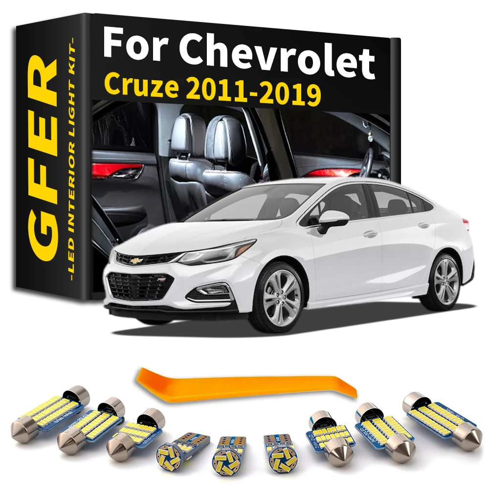 Car LED Interior Light Dome Trunk Lamp Canbus For Chevrolet Chevy Cruze 2011 2012 2013 2014 2015 2016 2017 2018 2019 Accessories