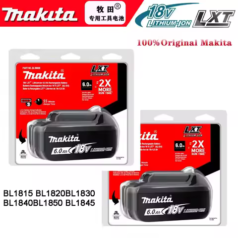 18V 6000mAh Makita Battery BL1860 BL1850B BL1830B Series Battery Rechargeable Battery