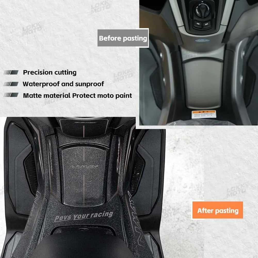 For NMAX155 2025 nmax 155 Nmax 155 Motorcycle Accessories Scooter Frosted Fuel Tank Sticker Protection Body Anti Scratch Decal
