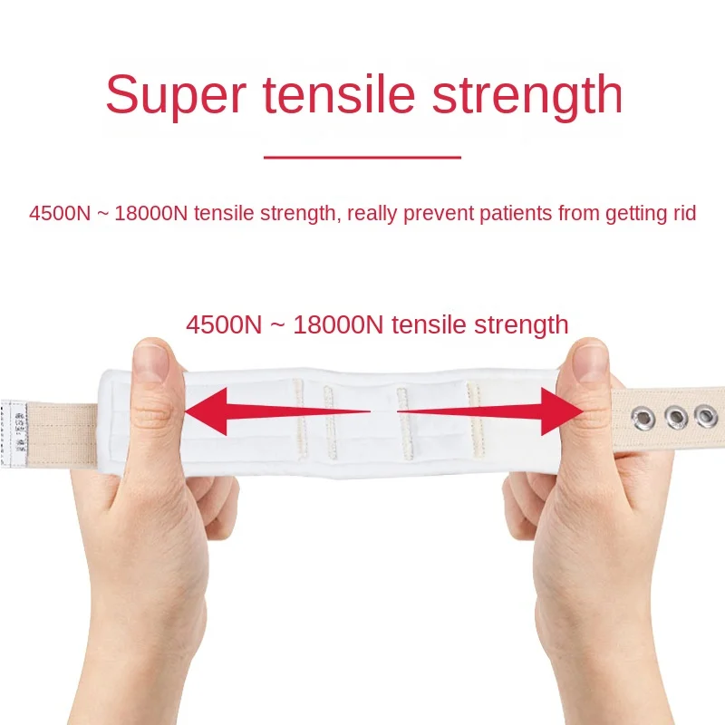 Anti-cut Legs And Limbs Magnetic Restraint Straps For Patient Bed Lying Restraint Protection Straps Safe And Firm Care