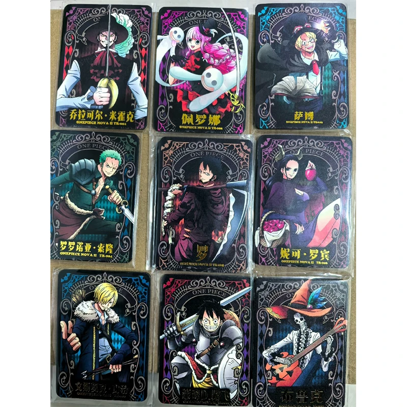 Anime One Piece Nami Robin Boa Hancock Yamato Uta Luffy Zoro Sanji Collection Cards Christmas Birthday Gifts Zabawki dla dzieci