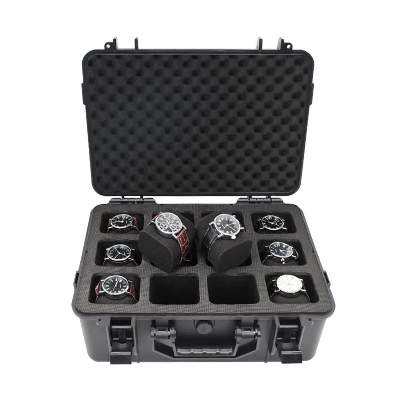 

ABS High Tightness Equipment protection Plastic case Multifunction Hard Toolbox Cut Foam Safety Box with Handle