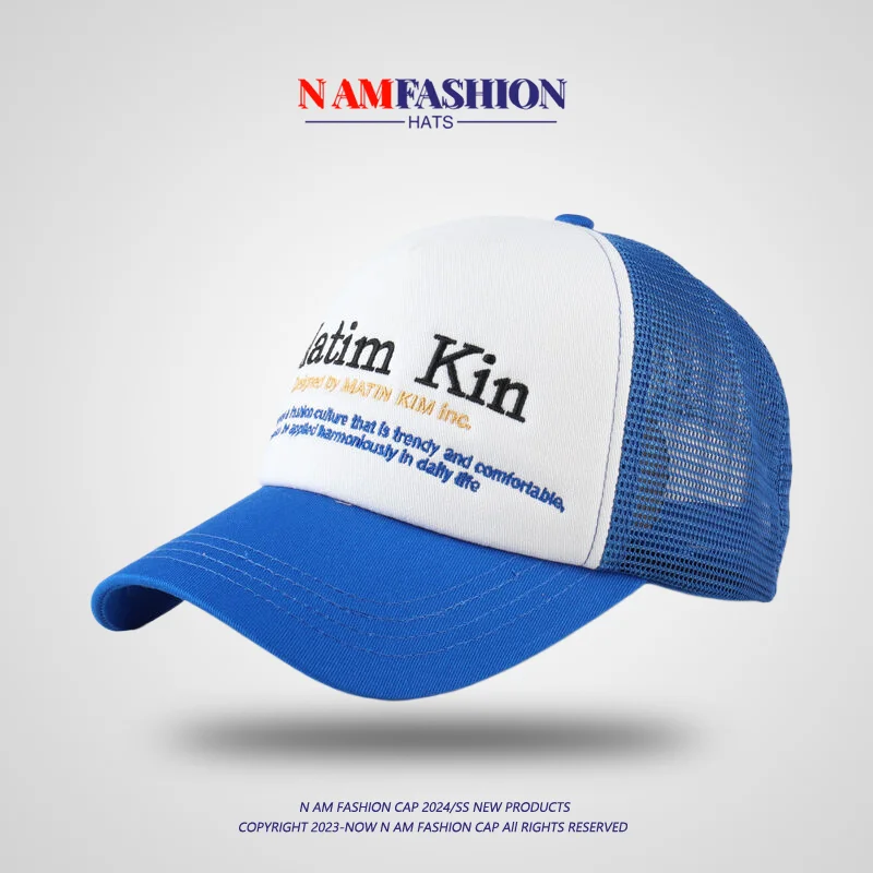 Hat Female Summer Breathable Net Cap Outdoor Travel Sunshade Baseball Cap Casual Peaked Cap Male Korean Style Hat