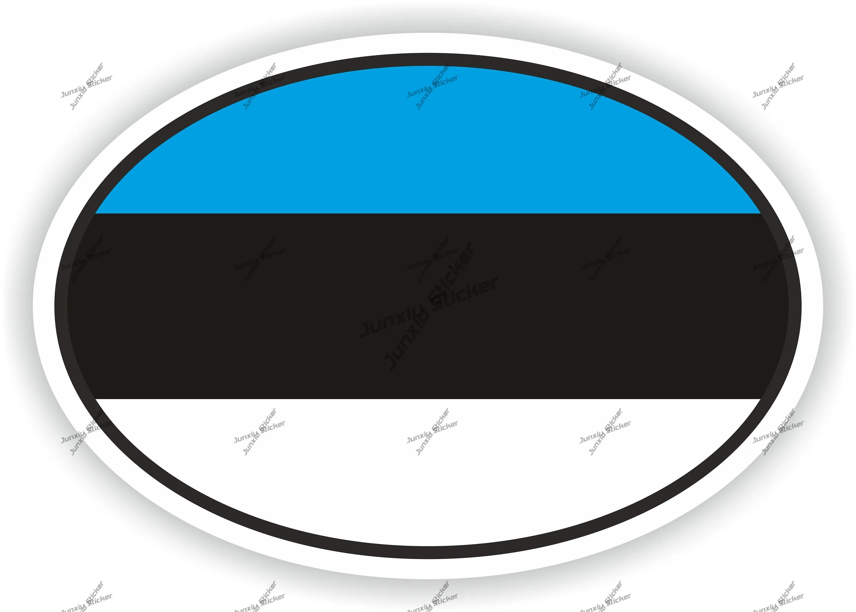 

Estonia Flag Oval Sticker Fuel Tank Cap Pvc Boat Accessories Style For Car Body Vehicle Sunshade Suv Laptop Decoration High-qual