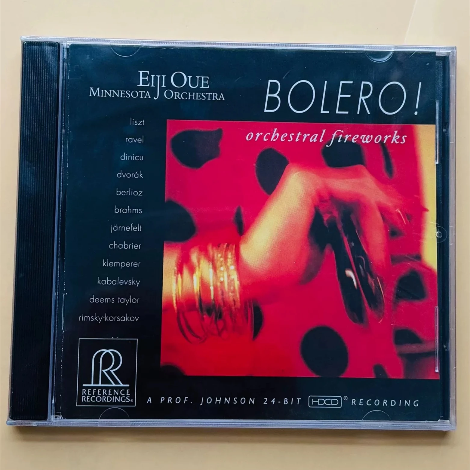 CD Musical de la Orquesta de Minnesota, Eiji Oue, Álbum Orquestral Bolero, Colas Breugnon, Disco Musical, Cosplay, Walkman, Bandas Sonoras para Coche, Caja