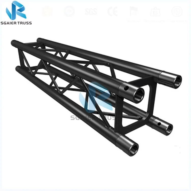 Standing Lighting Sound System Support Aluminum Spigot Black Truss