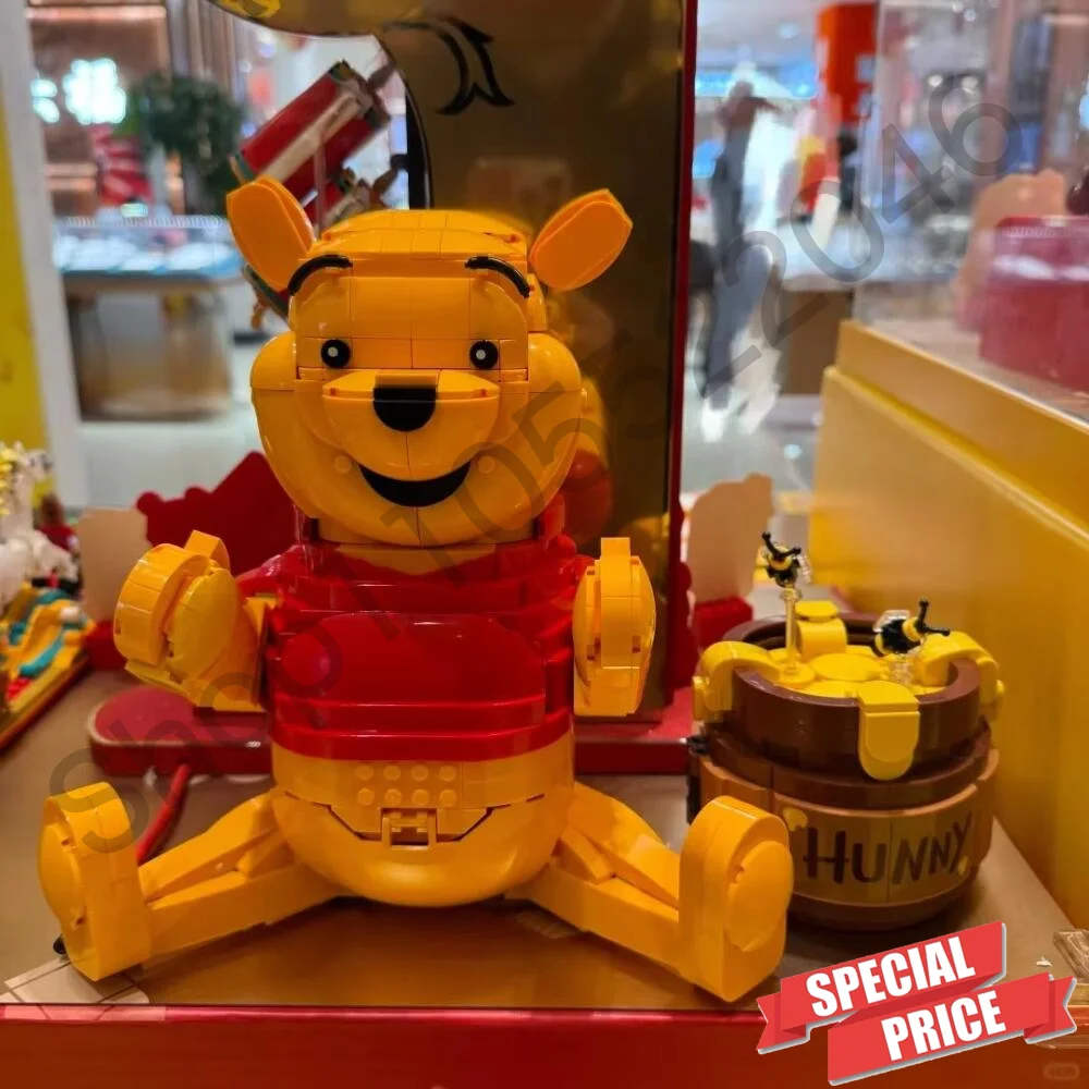 Super popular 1399pcs  Bricks Winnie The Pooh Building Blocks Cartoon Movie Bear Model Assemble for Christmas Gifts - view 6