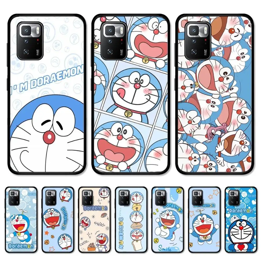 Чехол для телефона с рисунком Doraemon для Redmi Note 4 X 5 A 6 7 8 T 9 9S 10 11 11S 11Epro Poco M3 pro