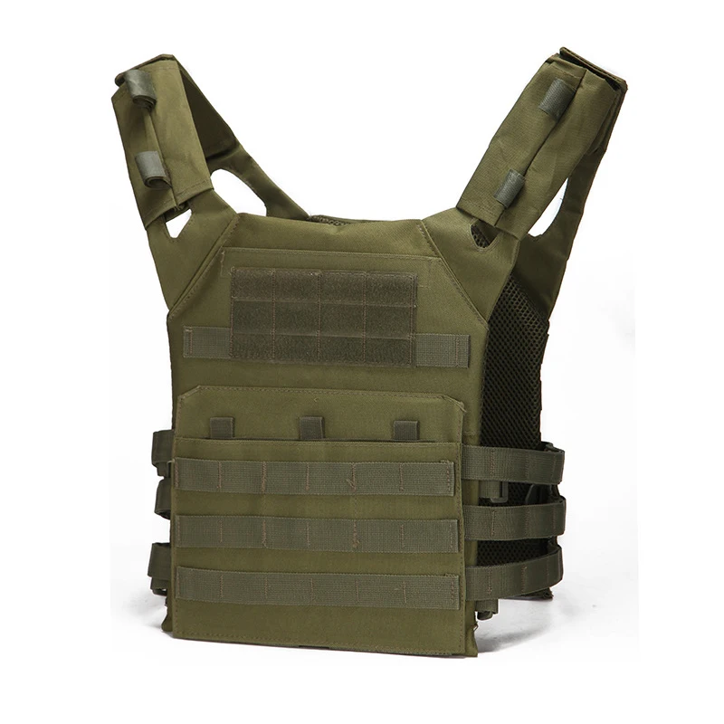 Chaleco táctico impermeable MOLLE – Portaplacas ligero regulable para campo