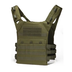 Chaleco táctico impermeable MOLLE – Portaplacas ligero regulable para campo