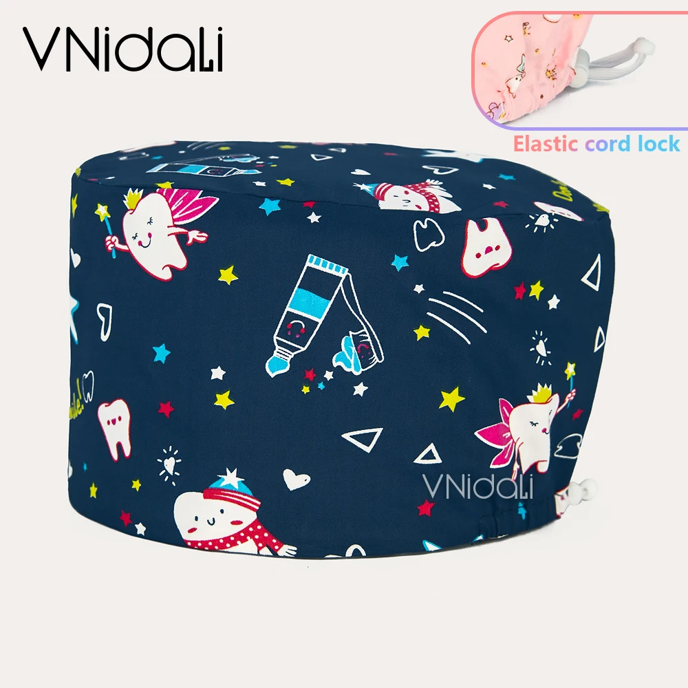 Anti-smoke cap Chef Hat Inner sports towel Baotou Women's nursing cap Beauty expert hat Beauty care cap nurse Health service cap