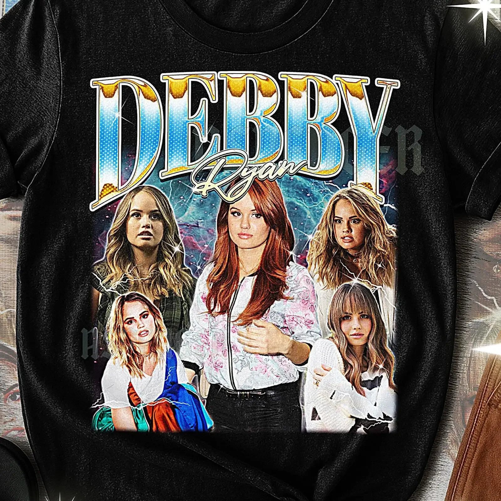 T-shirt vintage Debby Ryan, style bootleg, actrice, star, célébrité, artiste, rétro années 90, pull vintage, vêtements de créateur délavés