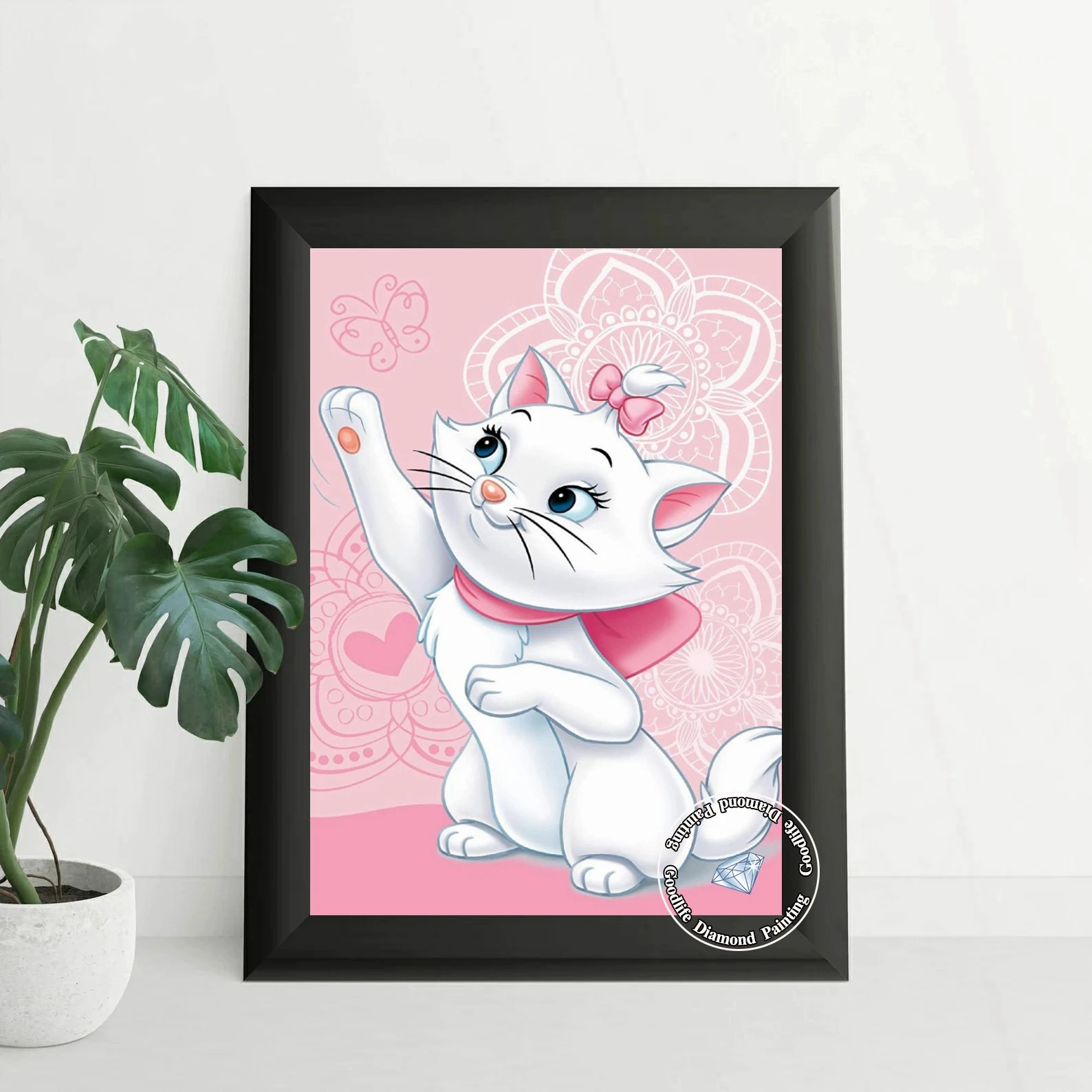 Disney Marie Cat 5D DIY Diamond Painting Mosaic Embroidery Cartoon The Aristocats Full Square Round Cross Stitch Child Gift