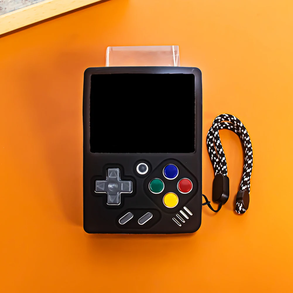 Capa de silicone à prova de choque capa protetora anti-risco escudo manga capa de pele macia para miyoo mini v4 game console