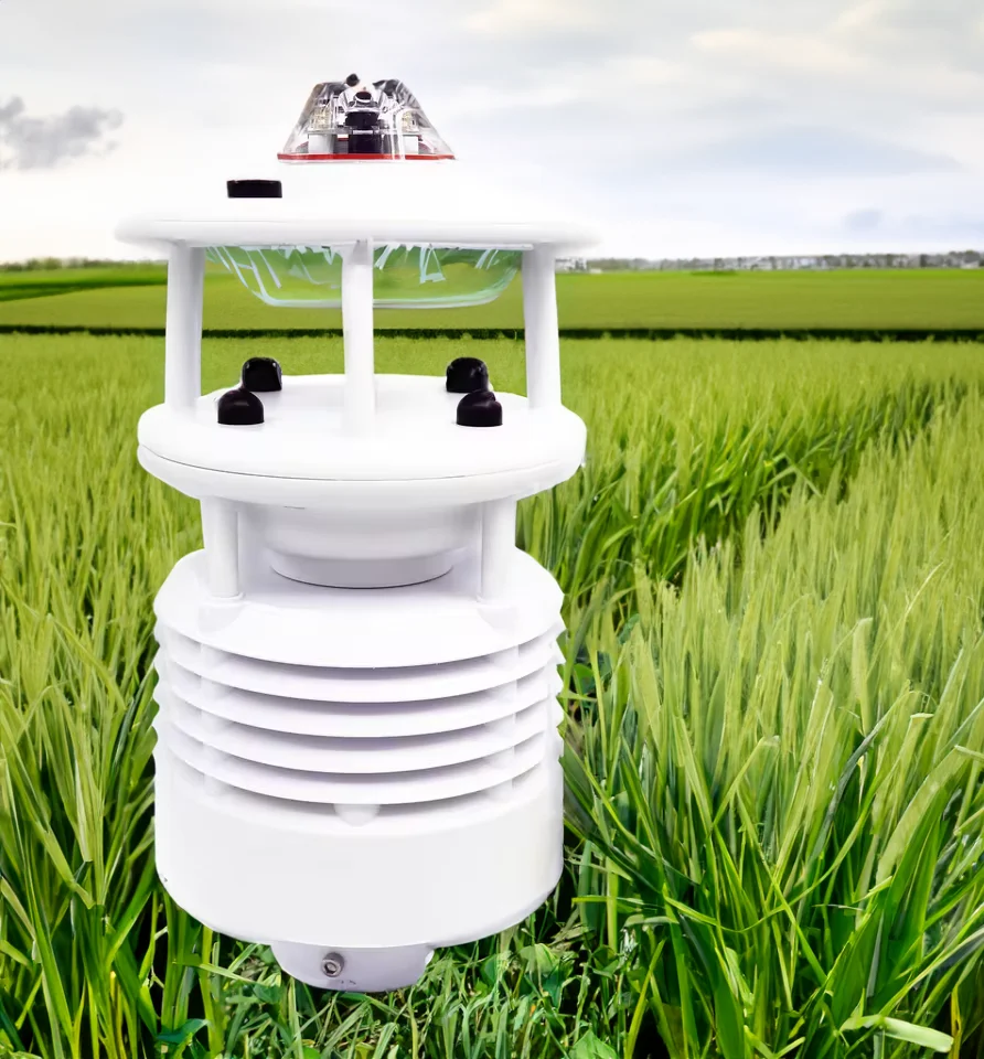 

10 in 1 wind speed wind direction humidity pressure PM2.5 PM10 noise illumination rainfall compact weather station