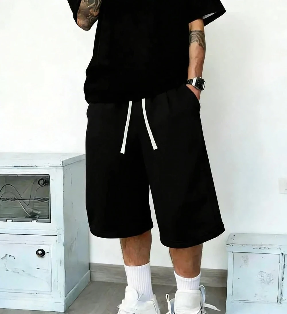 Men's Loose-fitting, Lightweight Summer Shorts, Streetwear Brand, Sporty Style  Suitable for both fitness and outdoor activities