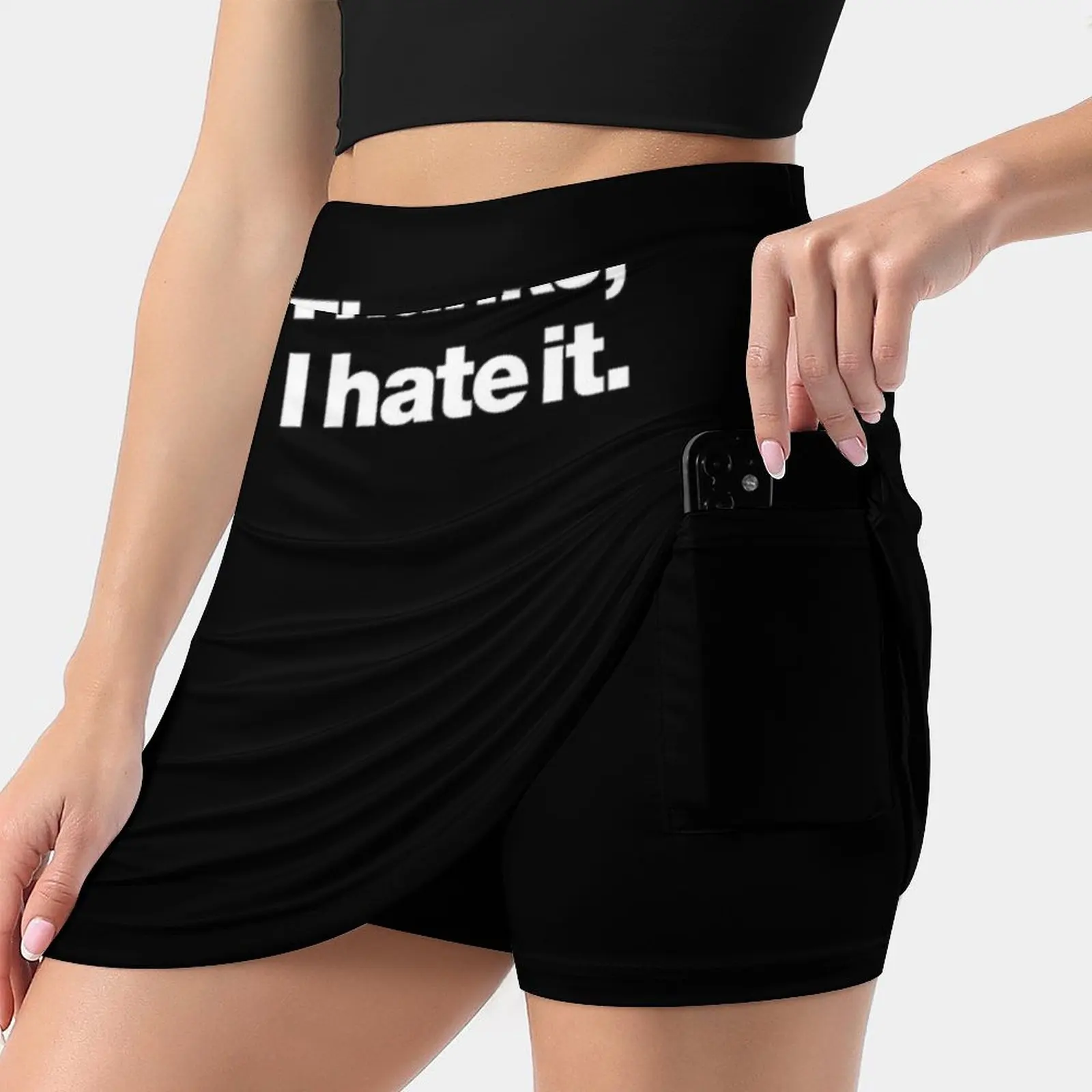 Thanks , I Hate It. Women's skirt With Hide Pocket Tennis Skirt Golf Skirts Badminton Skirts Running skirts Thanks I Hate It