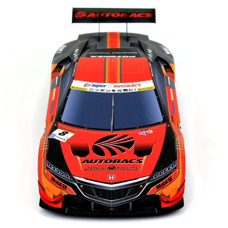 WRC 2016 NSX CONCEPT-GT 1:24 กระดาษรุ่นรถ,ดาการ์ World Rally Racing Origami Art, handmade 3D Papercraft DIY Craft ZX-145