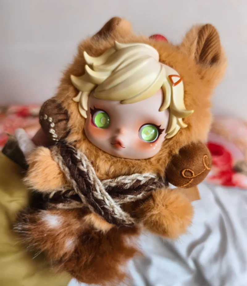 

Коллекционная игрушка Pop Mart Skullpanda My Little Pony Series: виниловая кукла-брелок, кавайный плюшевый кулон, декор для сумки, в слепой коробке