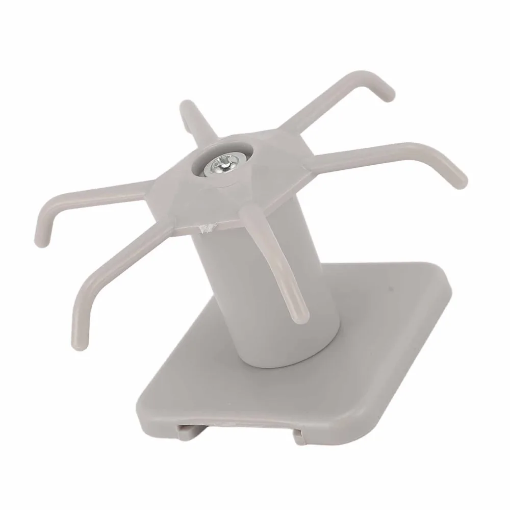 3pcs 360 Degree Rotation Under Cabinet Hooks Strong Bearing 6 Claws Design Kitchen Utensil Hooks Adhesive Hanging Rack