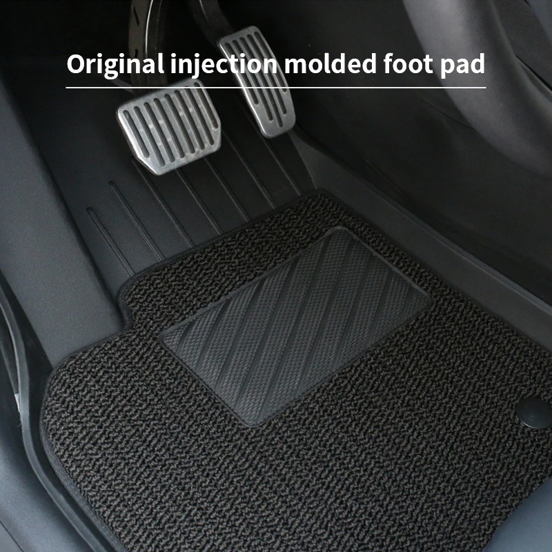 Car Floor Mats for Tesla Model Y 2019-2024 Car Four Seasons Waterproof Non-Slip Floor Mat New Tpe Original Injection Molding