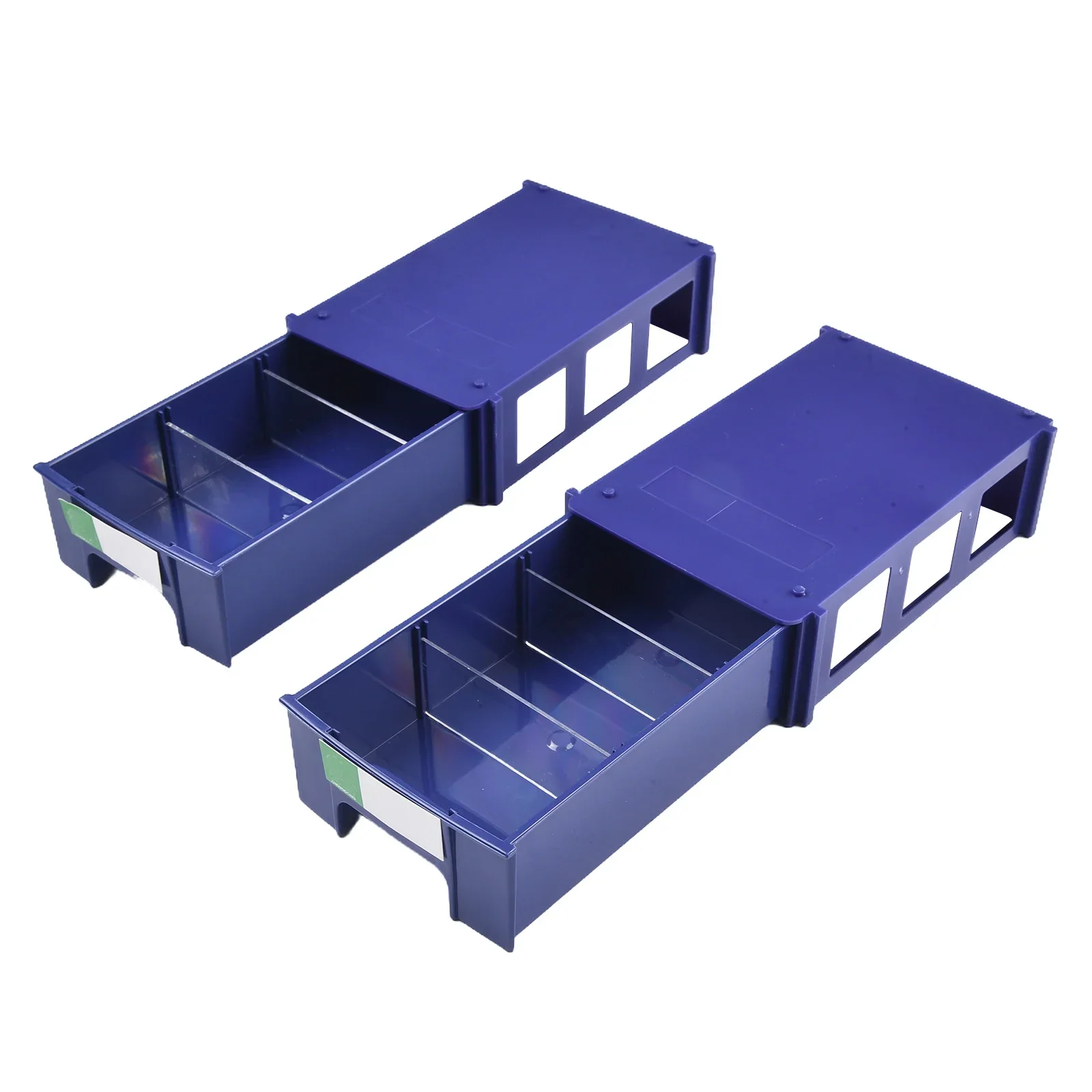 Container Storage Box Hardware PE Plastic Thicken Toolbox Transparent 140*85*40mm Blue Component Screws Crafts