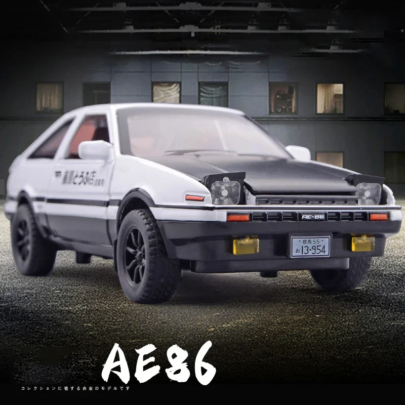 

Начальная модель автомобиля Toyota AE86, литая под давлением металлическая сплав, игрушки для мальчиков, автомобили с откатным механизмом, коллекционные предметы, детская модель автомобиля, подарки на день рождения