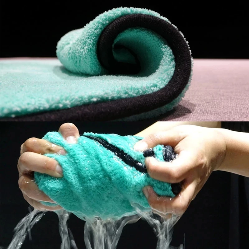 1200GSM Car Detailing Car Wash Microfiber Towel Car Cleaning Drying Auto Washing Cloth Micro Fiber Rag Car Accessories