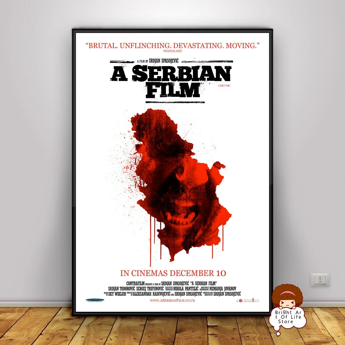 

A Serbian Film (2010) Movie Poster Classic Art Photo Canvas Print Home Decor Wall Art (Unframed)