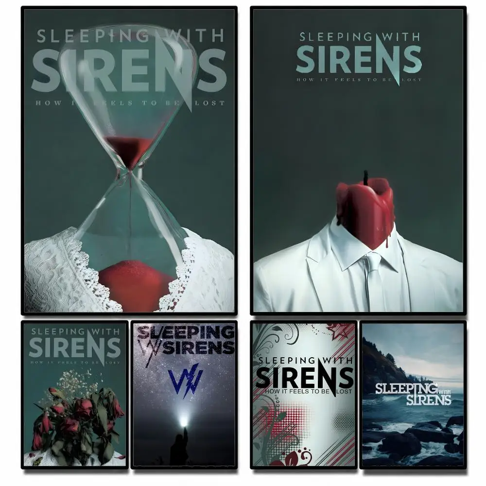 Singer Sleeping with Sirens Poster High-definition  stickers, suitable for bedroom, living room, home decoration