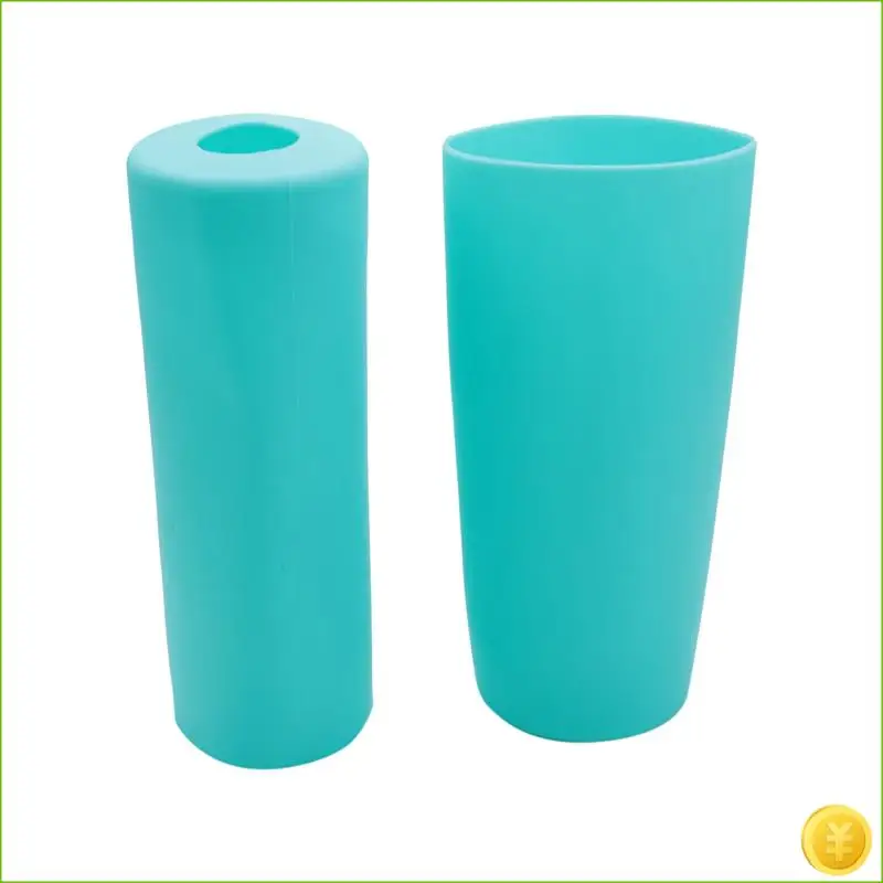 Sublimation Tumblers Silicone Bands Sleeve Kit, Including 2 Silicone Mug Wrap 2 Heat Press Tapes And Heat Gloves