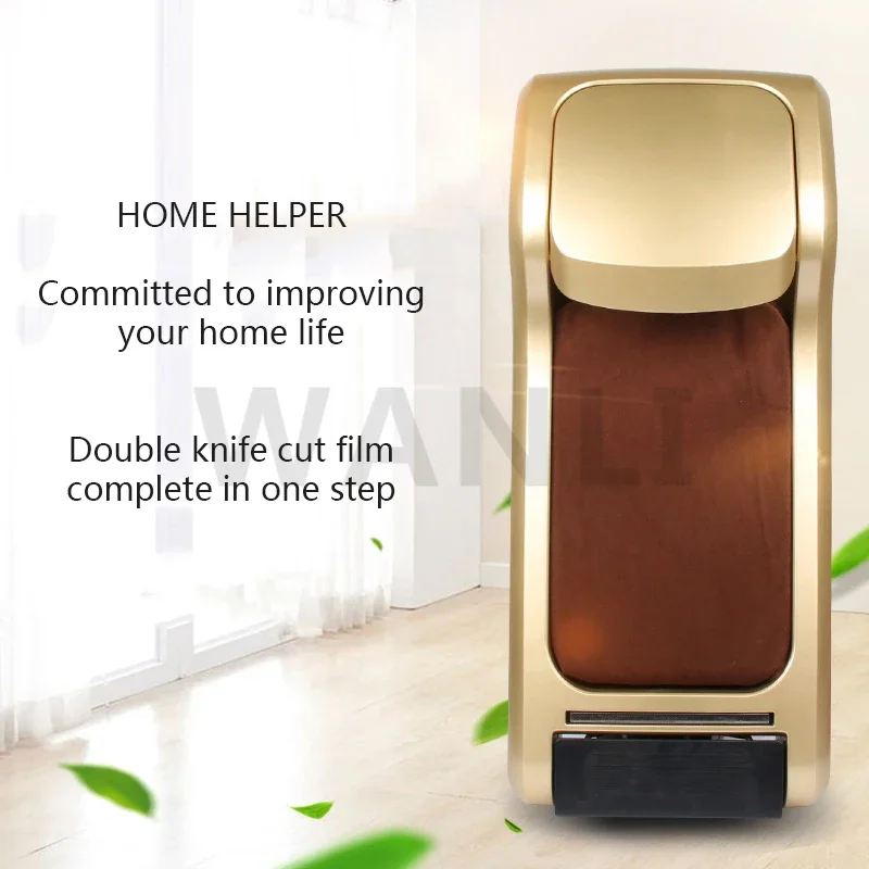 Автоматическая Одноразовая крышка для обуви, нескользящий диспенсер для обуви, портативная система громкой связи, подходит для офисов, домов, супермаркетов