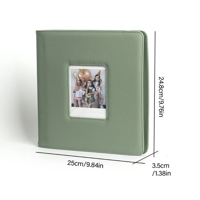 Elegant 288 Kapazitätsfoto Speicherbuch für Instaxs breite PU Material