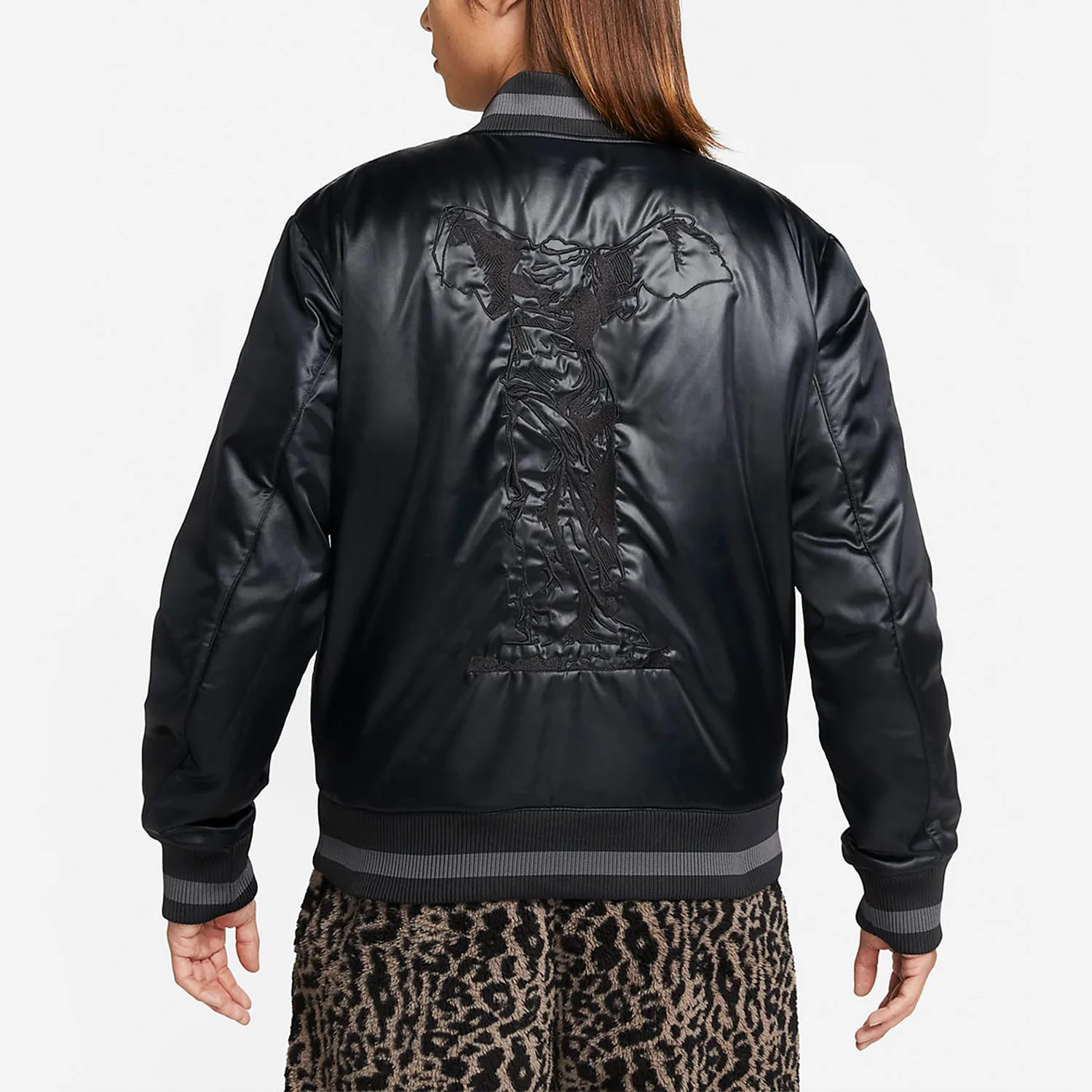 Nike genuine Winter New Men's Fleece-Lined Baseball Jacket DQ6204-045