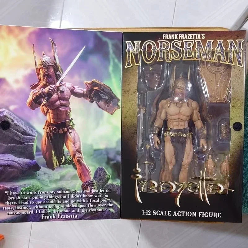 

In Stock Frazetta Girl 1/12 Scale Male Soldier 3 Wave Nordic Vikings Full Set 6in Collectible Action Figures Model For Gifts