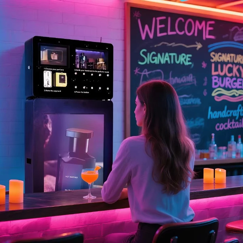 

Custom Design Mini 24-Hour Automatic Perfume Dispenser Spray Vending Machine