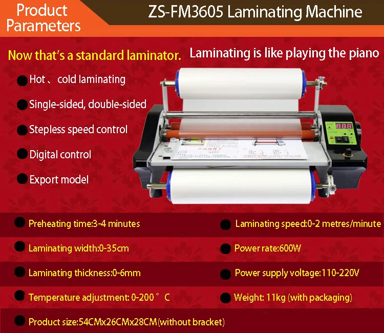 Factory Direct Selling Laminating Machine A4 A3 Size Office Laminating Machine