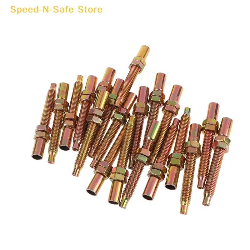 Motorcycle Clutch Throttle Cable Adjuster Screw 10/20Pcs Universal M8 Premium Metal Part for Scooter ATV DIY Repair Use