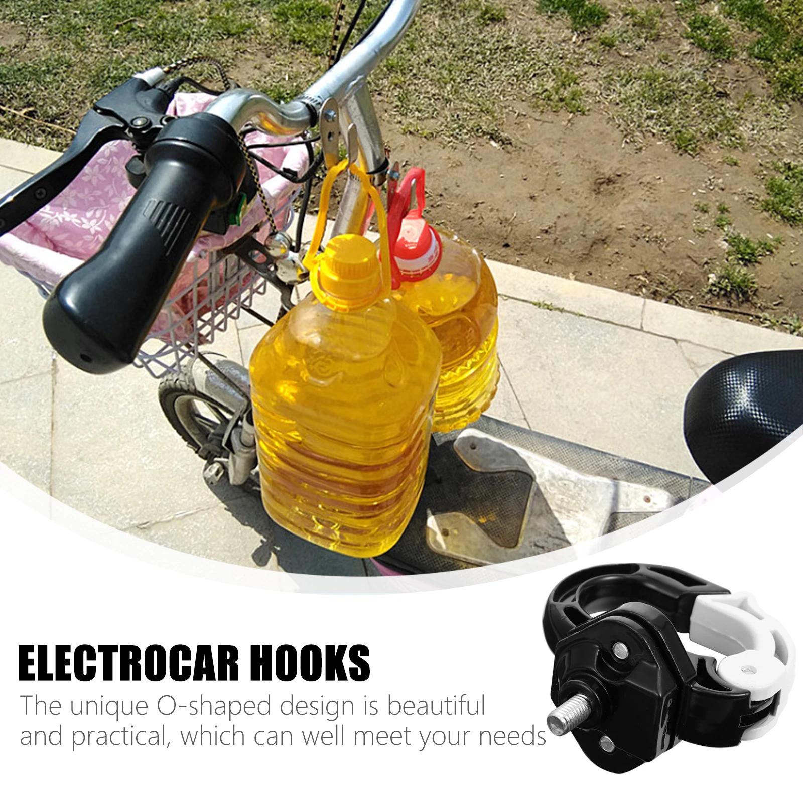 

O Shape Hooks Durable Safe Gentle High Strength Corrosion Resistance Easy Install Replace Motorcycle Scooter Electrocar