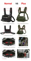 Fishing Vest Bag Men's Camo Fishing Lures Utility Tackle Chest Bags Waist Pack Outdoor Mountaineering Camping Hiking Hunting 6