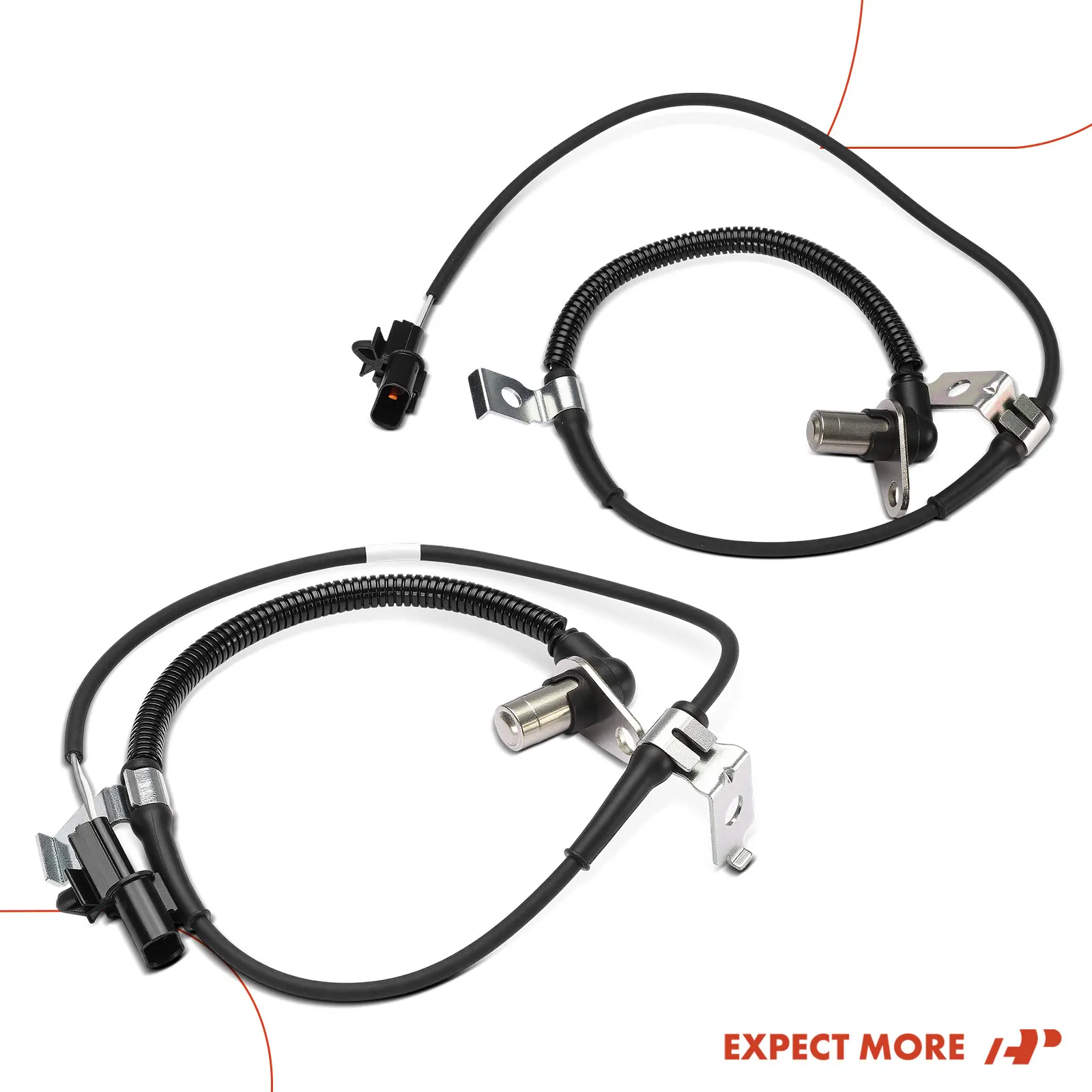 A-Premium 2Pcs Front Driver & Passenger Side ABS Wheel Speed Sensor for Mitsubishi Diamante 1997-2004