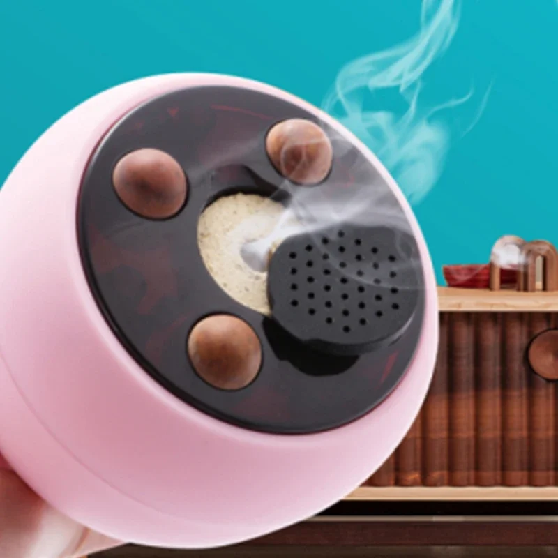 Automatic Bian-stone moxibustion abdominal kneading instrument for children Abdominal massager Prebiotic natural alum stone