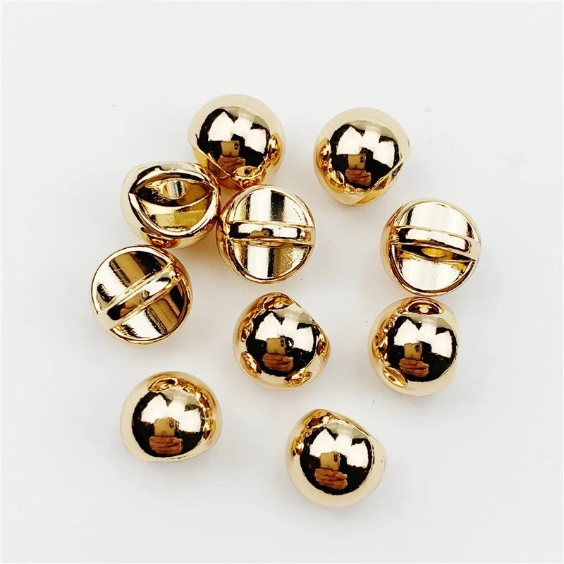 10Pcs/Lot Retro Small Beads Metal Button Chiffon Shirt Sewing  Clothing Simple Decorative Button